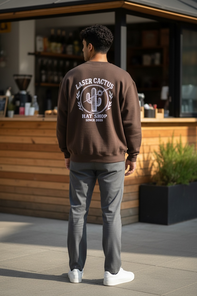 "Laser Cactus" Classic Pull Over