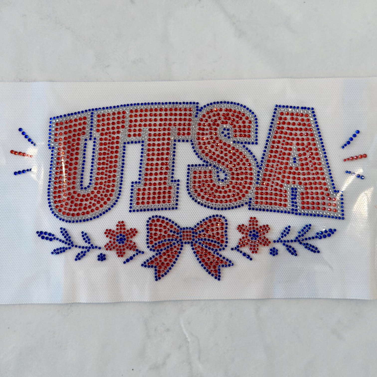 Rhinestone Transfer #UTSA 3