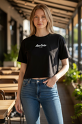 "Laser Cactus Hat Shop" - Crop Top