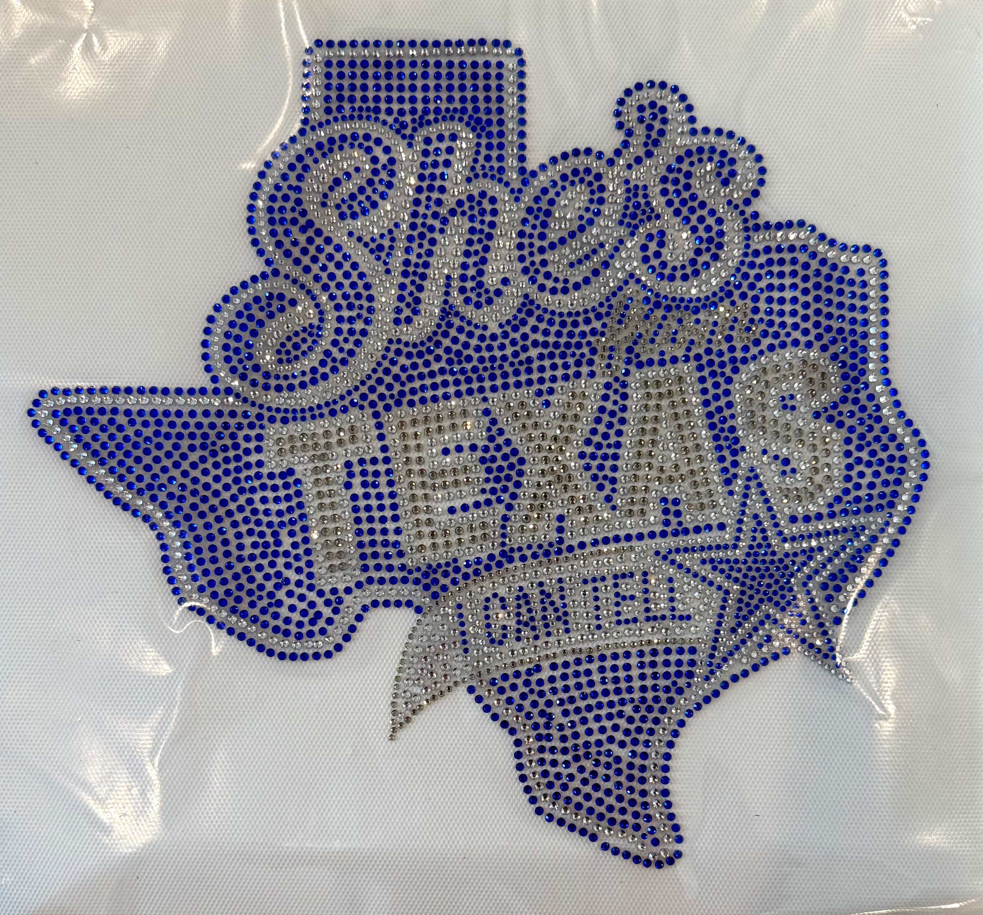 Rhinestone Transfer #DALLAS 1