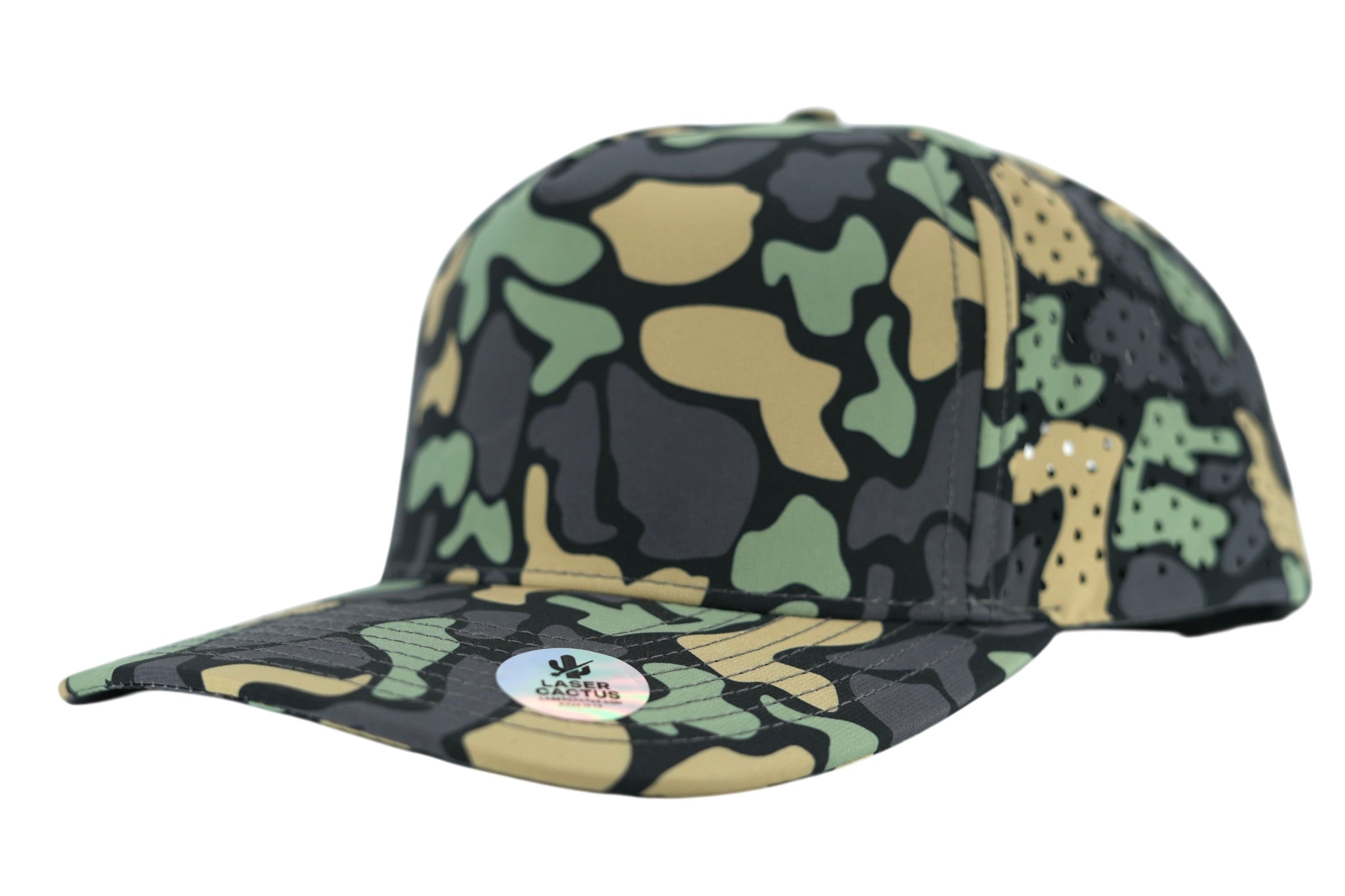 Zapped Black Hawk 5 Panel Hat