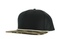 Black Performance Hat with Camo Brim