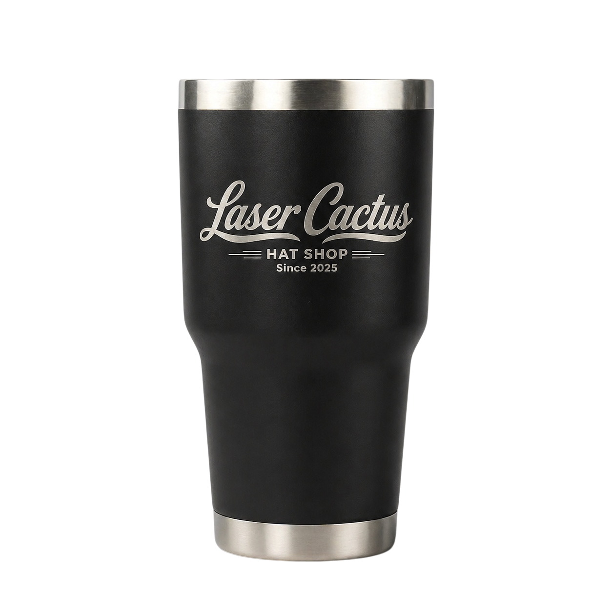 30oz Stainless Tumbler - Black
