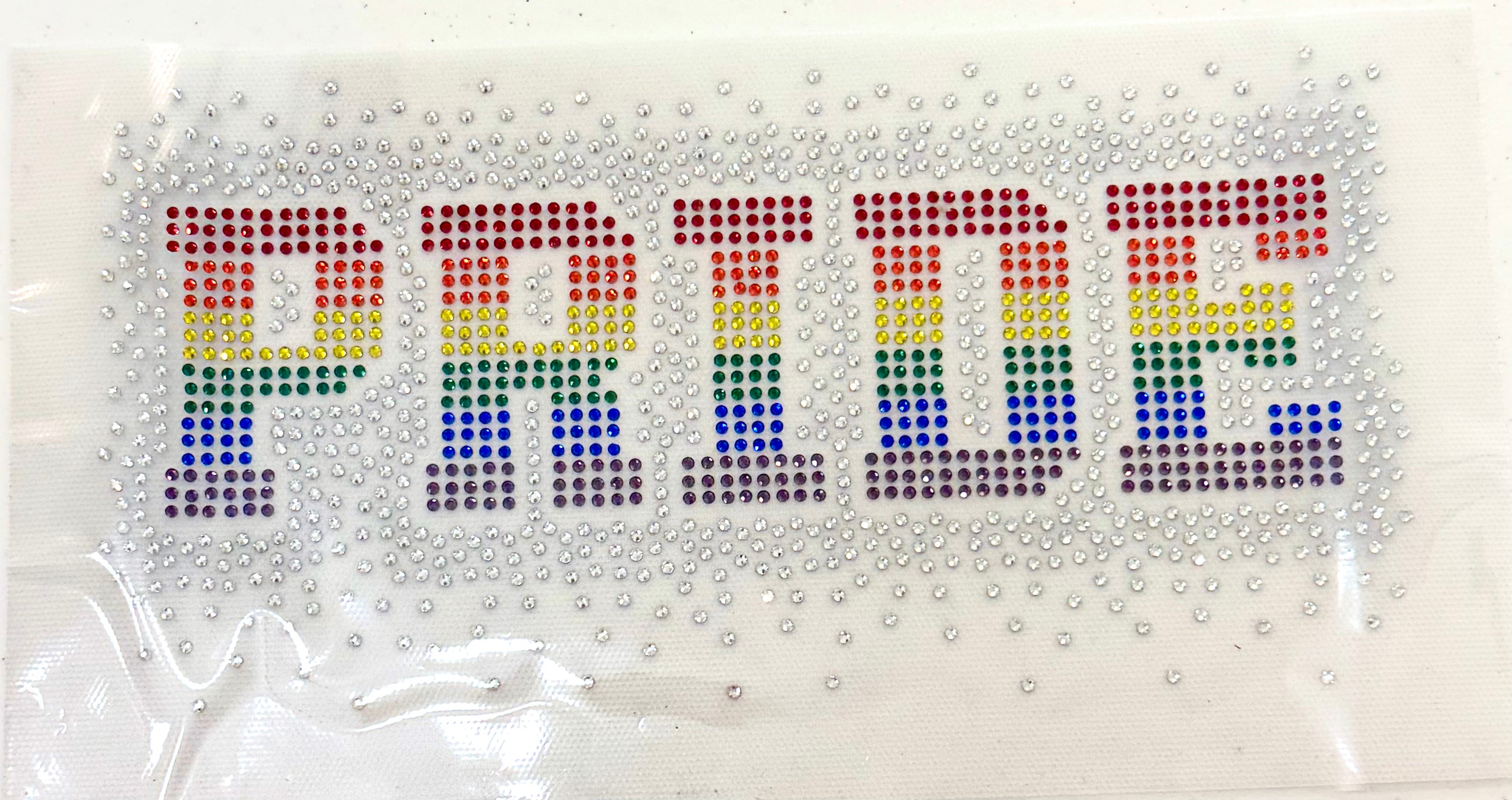 Rhinestone Transfer #Pride - 1
