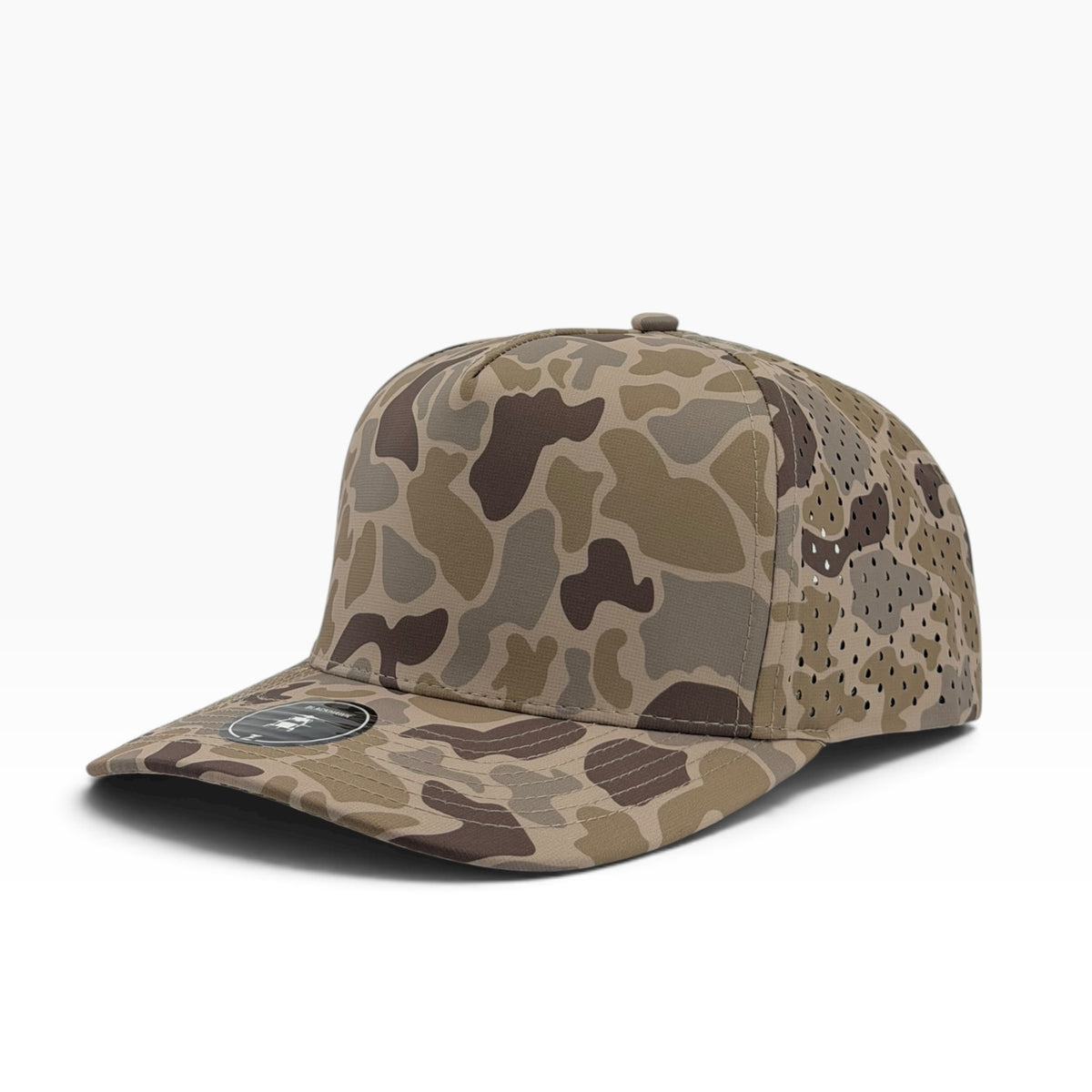 Zapped Black Hawk 5 Panel Hat