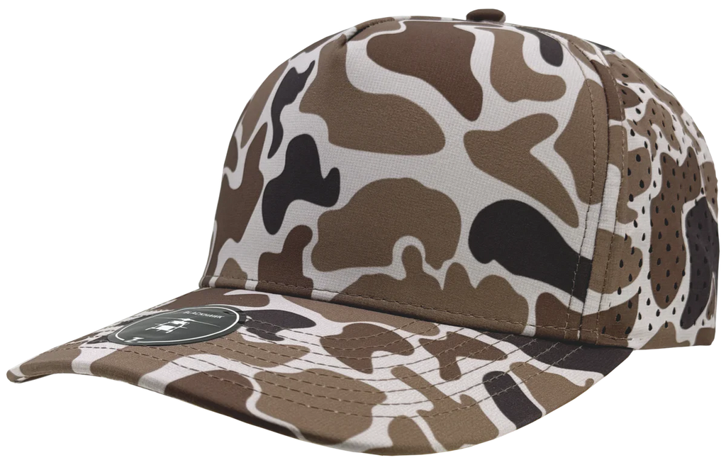 Zapped Black Hawk 5 Panel Hat